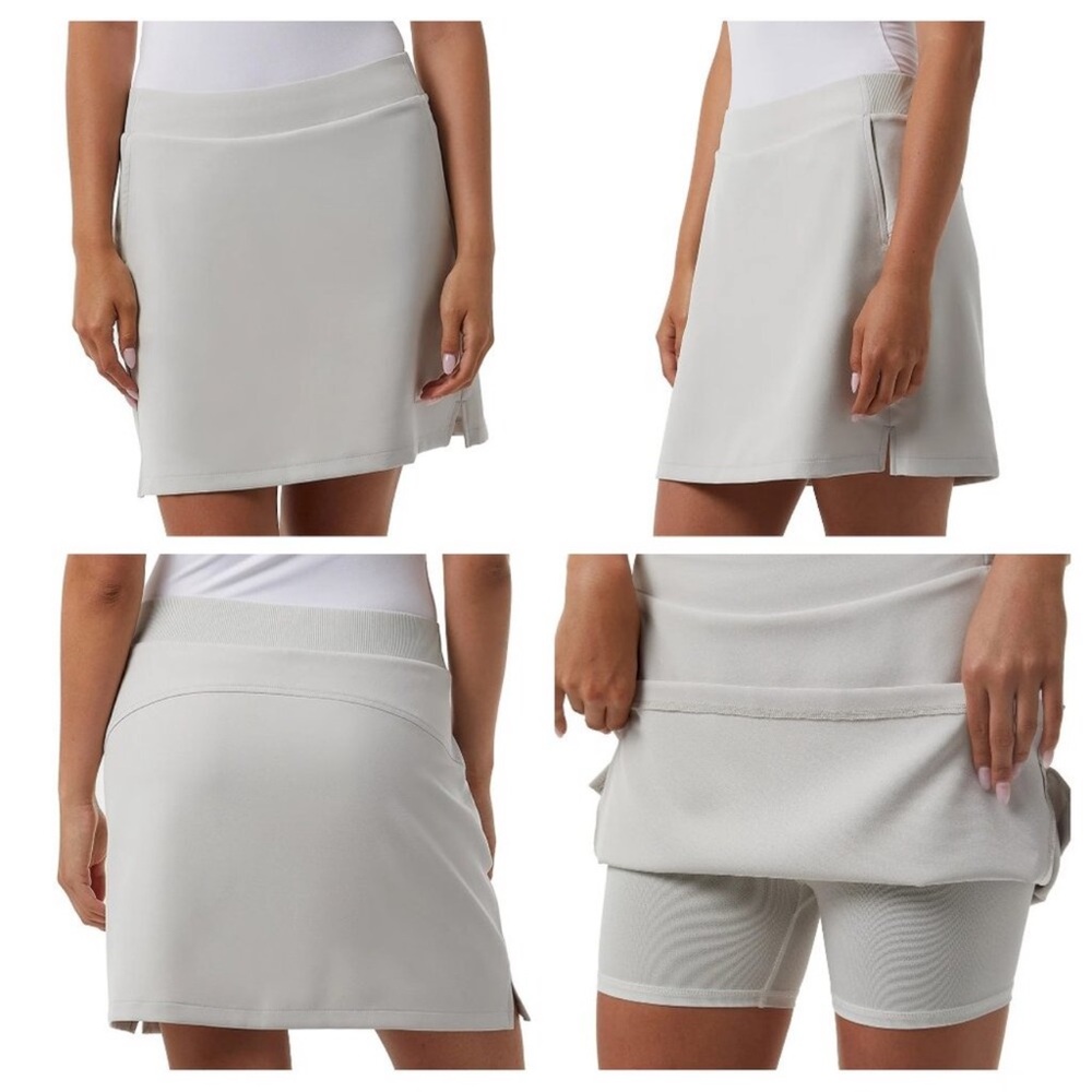NWT 32 Degrees women’s Light Gray knee length pencil,Skort size XXL